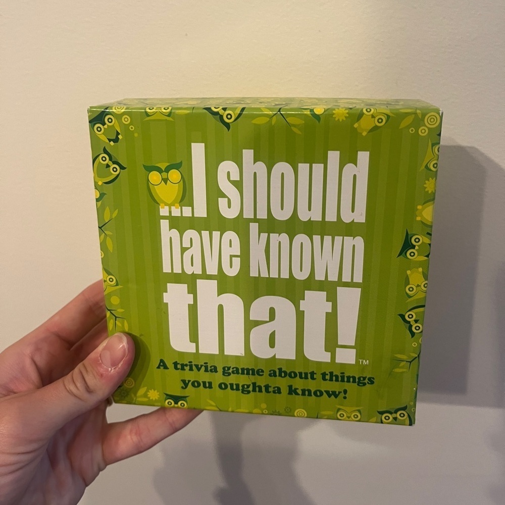 I Should Have Known That! Trivia Game